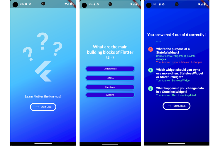 Quiz app