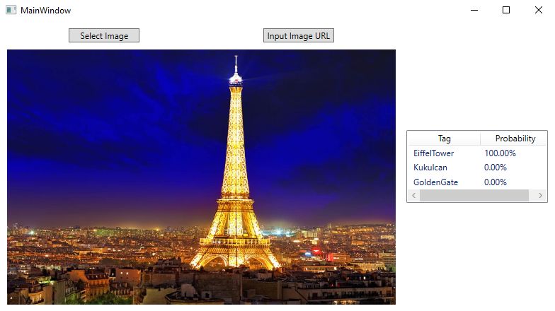 Landscape WPF using ML