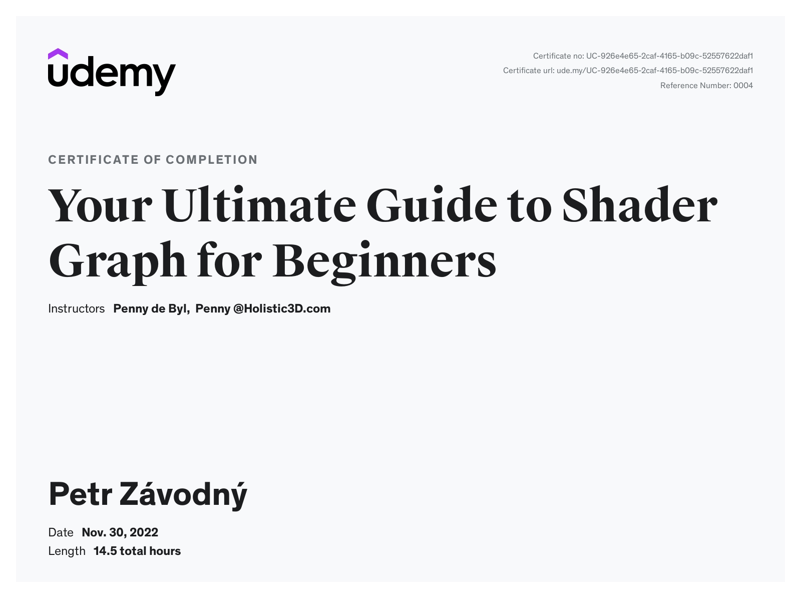 certificate Your Ultimate Guide to Shader Graph for Beginners