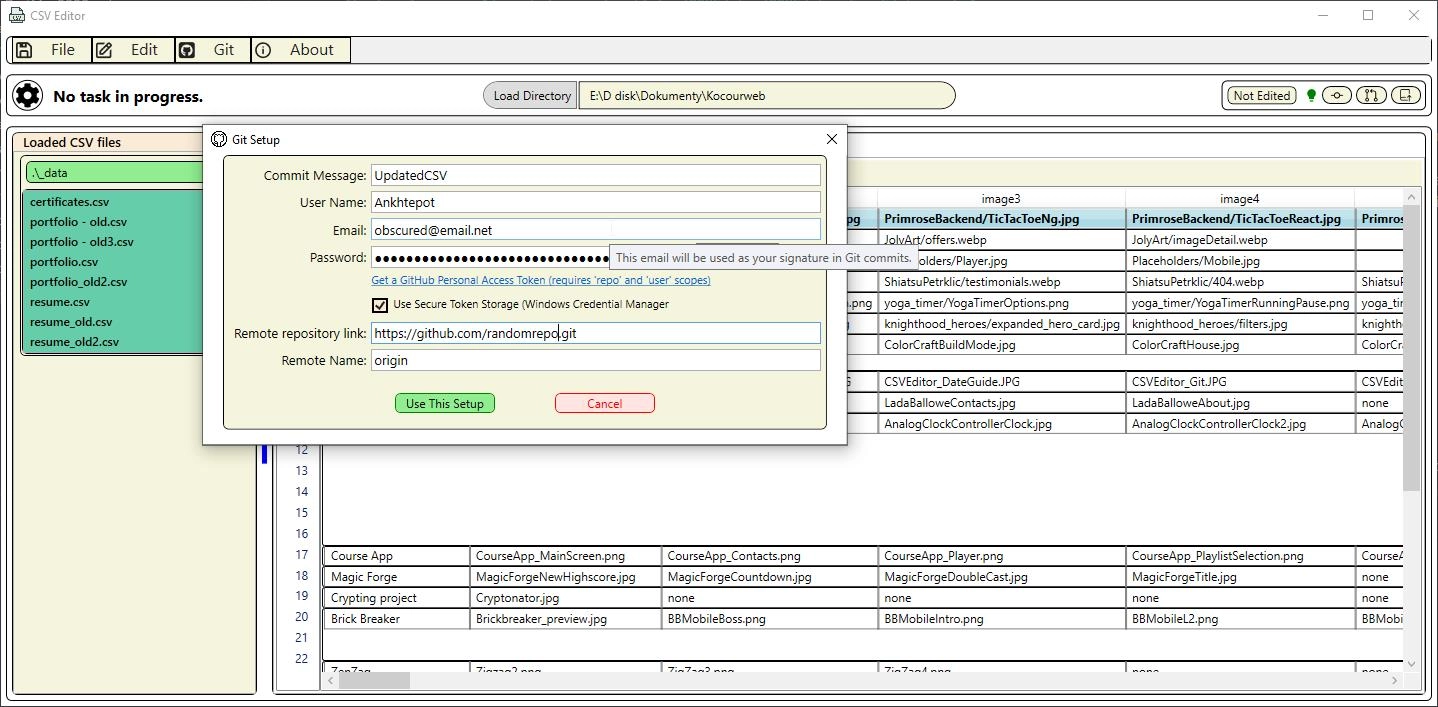 Csv Editor