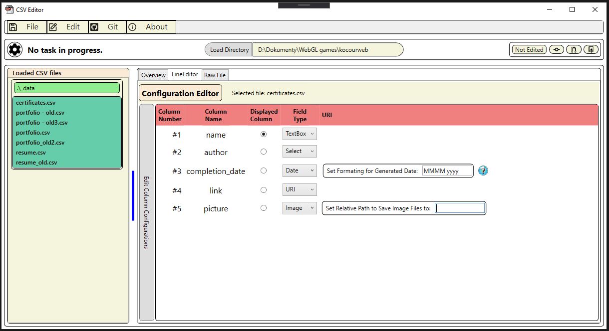 Csv Editor