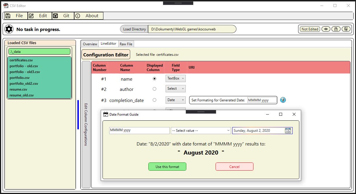 Csv Editor