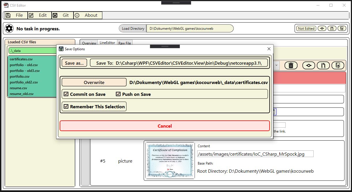 Csv Editor