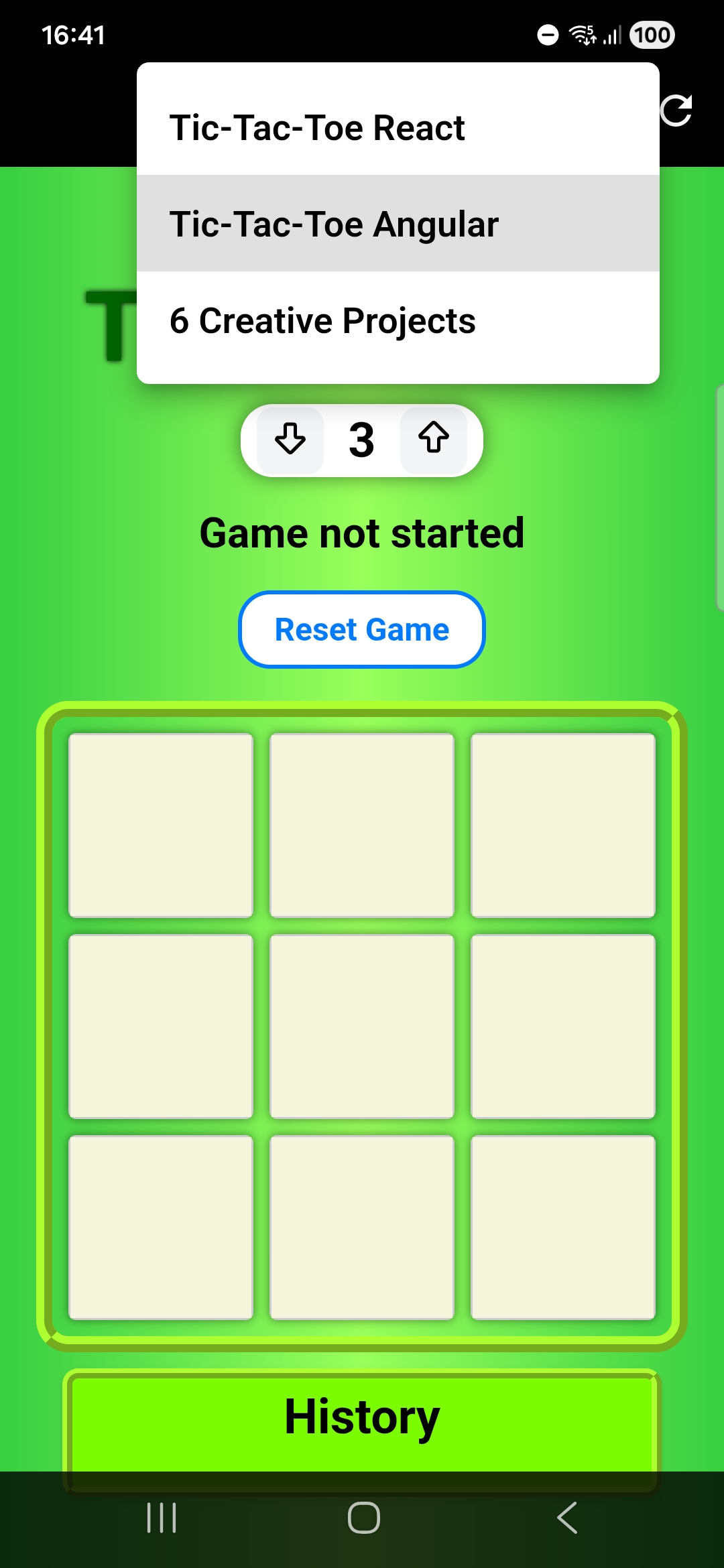 Primrose Backend Tic Tac Toe Angular