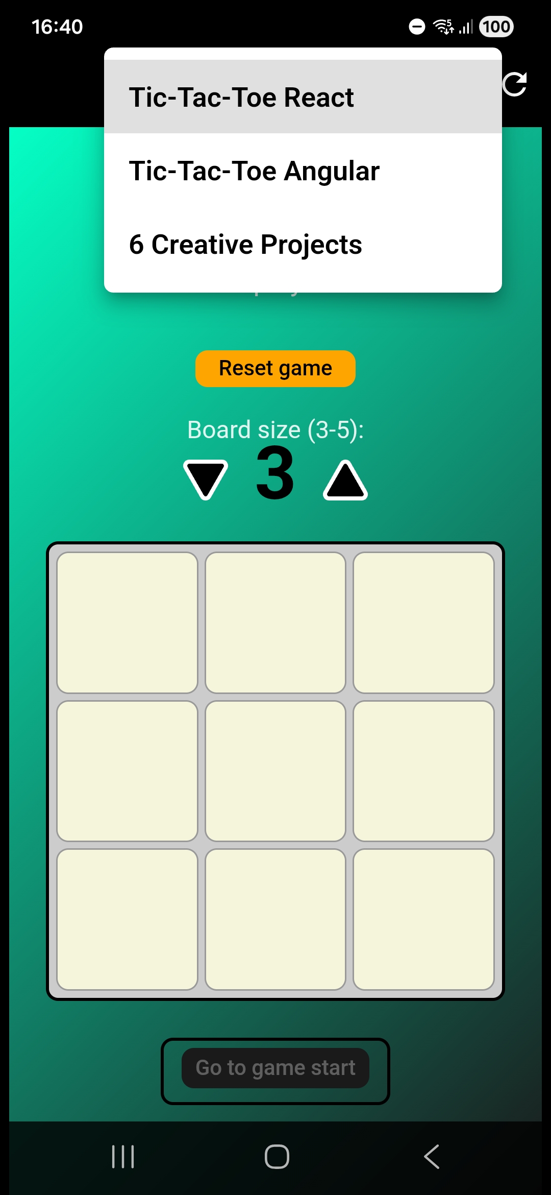 Primrose Backend Tic Tac Toe React