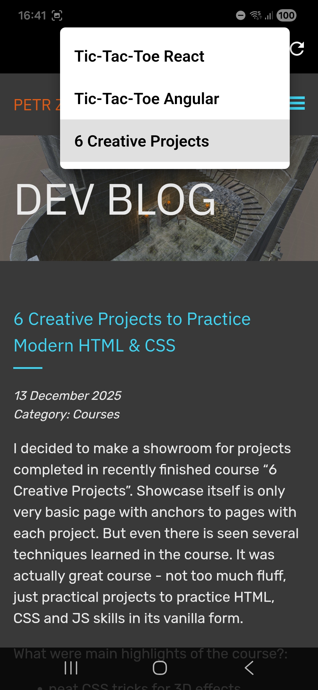 Primrose Backend Webpage Example